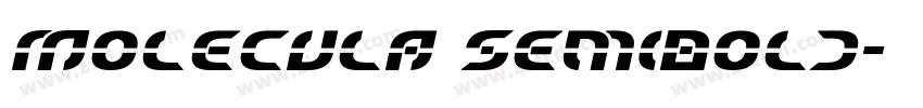 Molecula SemiBold字体转换
